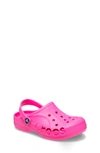 Crocs Kids' Baya Clog In Electric Pink