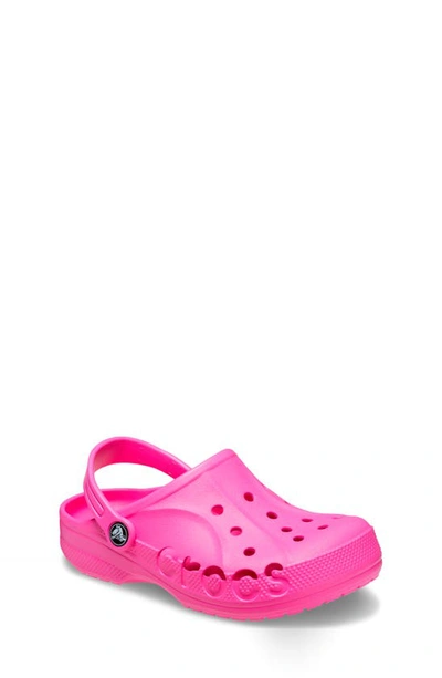 Crocs Little Girls Baya Classic Clogs From Finish Line In Electric Pink