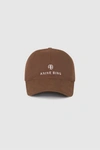 Anine Bing Jeremy Baseball Cap In Dark Camel