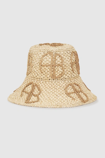 Anine Bing Cabana Bucket Hat Ab In Natural