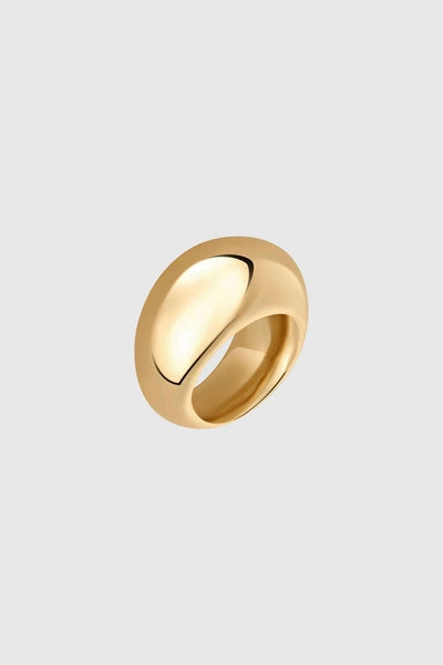 Anine Bing Bold Dome Ring In 14k Gold