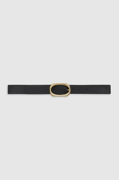 ANINE BING ANINE BING SIGNATURE LINK BELT IN BLACK