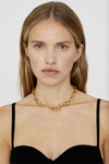 ANINE BING ANINE BING OVAL LINK NECKLACE IN GOLD