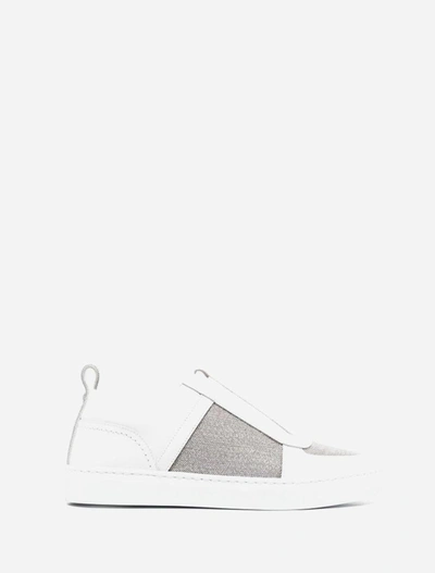 Fabiana Filippi Panelled Slip-on Trainers In White