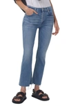 Citizen Of Humanity Isola Mid Rise Flare Leg Jeans In Crispen In Pixie