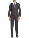 Giorgio Armani Regular-fit Wool Suit In Grey