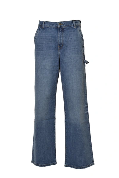 Current Elliott The Dusty Crop Jeans In Blue