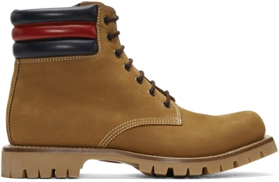 Gucci 'marland' Plain Toe Boot (men) In Tan