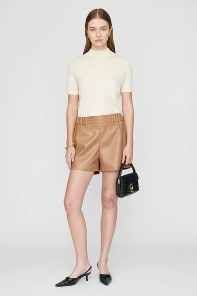 Anine Bing Koa Short In Butterscotch In Yellow