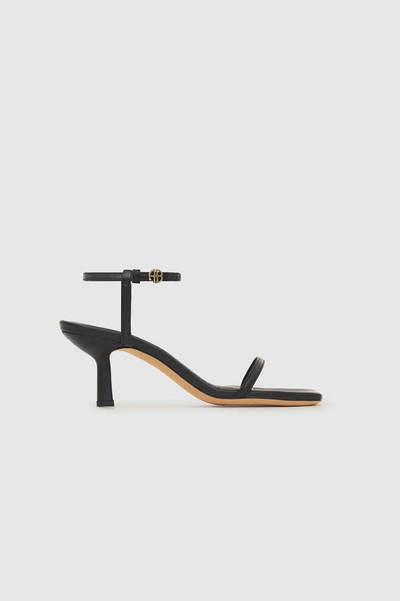 Anine Bing Invisible Sandals In Black