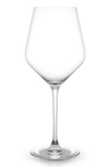 Joyjolt Layla Crystal Red Wine Glasses In Clear
