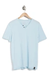 LUCKY BRAND BUTTON NOTCH NECK T-SHIRT