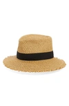Eric Javits Look Again Packable Fedora In Brown