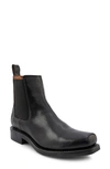 Frye Tyler Flex Chelsea Boot In Black Leather