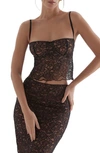 HOUSE OF CB HOUSE OF CB JACINTA LACE CORSET TOP