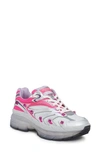 Valentino Garavani Women's Studded Low Top Sneakers In Grey/pink