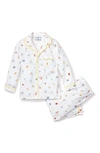 Petite Plume Little Boy's & Boy's 2-piece Birthday Wishes Pajama Set In White