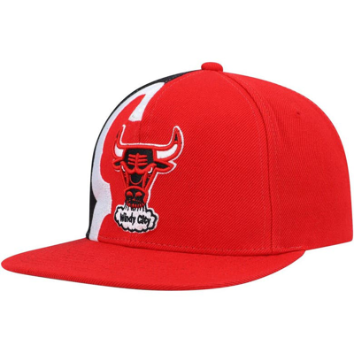 Mitchell & Ness Men's  Red Chicago Bulls Hardwood Classics Retroline Snapback Hat