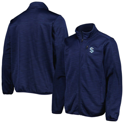 G-iii Sports By Carl Banks Deep Sea Blue Seattle Kraken Closer Transitional Full-zip Jacket