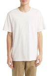 Vince Milano Short Sleeve Crewneck Sweater In Washed Rose Quartz