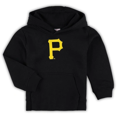 Outerstuff Kids' Toddler Black Pittsburgh Pirates Team Primary Logo Fleece Pullover Hoodie