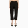 Wardrobe.nyc X Carhartt Wip High-rise Cropped Jeans In Black