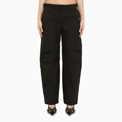 WARDROBE.NYC BLACK MULTI-POCKET CARGO TROUSERS,W2062R11CO/M_WARDR-BLK_323-XS