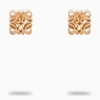 LOEWE ANAGRAM GOLD-TONE EARRINGS