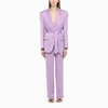 Hebe Studio Lilac Viscose The Lover Blazer In Green