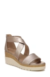 NATURAL SOUL GOODTIMES ANKLE STRAP WEDGE SANDAL