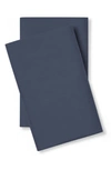 Pg Goods Pillow Guy Cool & Crisp Pillow Case Set In Dark Navy