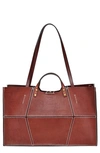 Old Trend Women's Genuine Leather Rosa Transport Tote Bag In Brown