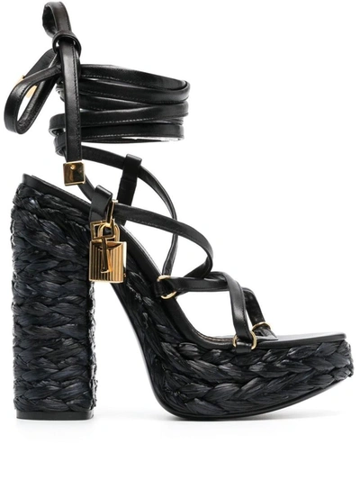 Tom Ford Sandals Shoes In Black