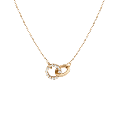 AURATE NEW YORK AURATE NEW YORK DIAMOND CONNECTION NECKLACE