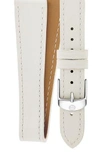 MICHELE 16MM LEATHER DOUBLE WRAP WATCH STRAP,MS16BX270216