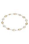 Marco Bicego LUNARIA 18K YELLOW GOLD WHITE MOTHER-OF-PEARL SHORT NECKLACE,CB2099 MPW Y