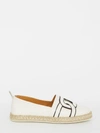 TOD'S KATE LEATHER ESPADRILLES