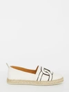 Tod's Kate Leather Espadrilles In White