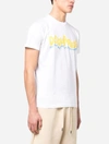 Dsquared2 Crew Neck Cool Fit T-shirt With Printed Logo In White