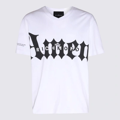 John Richmond Logo-print T-shirt In White