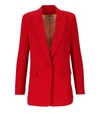 Twinset Crepe Blazer In Red