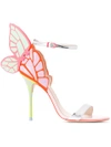 SOPHIA WEBSTER butterfly heel sandals,LEATHER100%