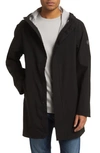 Save The Duck Dacey Water Repellent Raincoat In Black