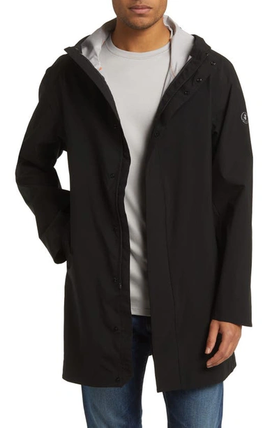 Save The Duck Dacey Water Repellent Raincoat In Black
