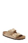 Birkenstock Arizona Big Buckle Slide Sandal In Pink