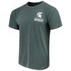 Image One Green Michigan State Spartans Comfort Colors Campus Icon T-shirt In Green