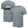 IMAGE ONE GRAY NORTH CAROLINA A&T AGGIES CAMPUS SCENERY COMFORT COLOR T-SHIRT