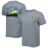 Image One Men's Gray North Carolina A&t Aggies Campus Scenery Comfort Color T-shirt In Gray