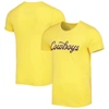 HOMEFIELD HOMEFIELD HEATHER GOLD WYOMING COWBOYS T-SHIRT