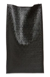 Saint Laurent Men's Le Monogramme Deli Paper Bag In Monogram Embossed Leather In Nero/ Nero